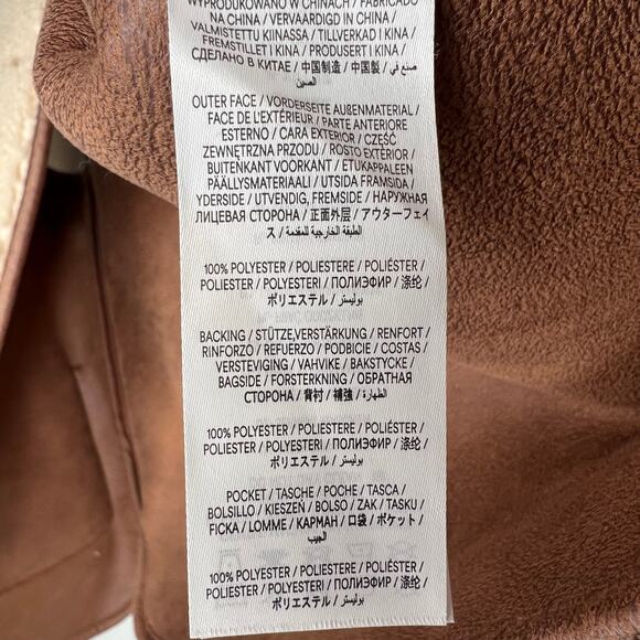 Boden Cream Faux Fur Clerkenwell Borg Button Gilet Vest Size 2 - Picture 6 of 9